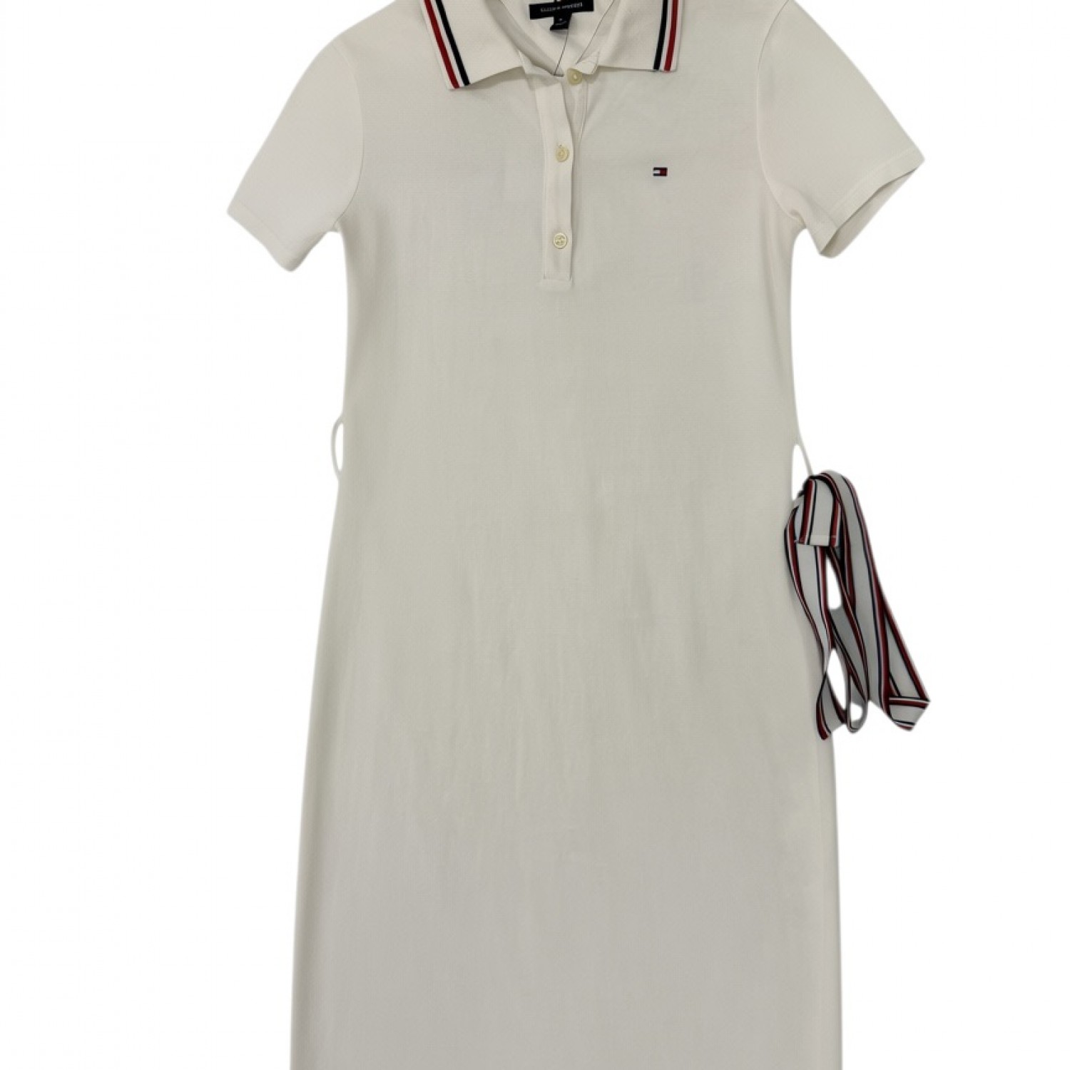 Tommy Hilfiger Women White Polo Dress – Classic Preppy Style / Pre-Owned